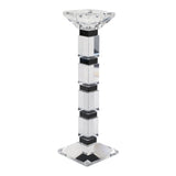 Daleybrook Clear/Black Large Candle Holder