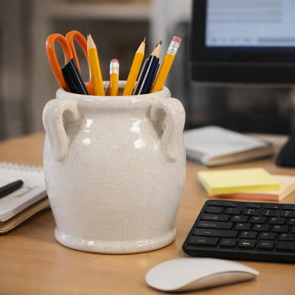 Kendallport White Pencil Cup
