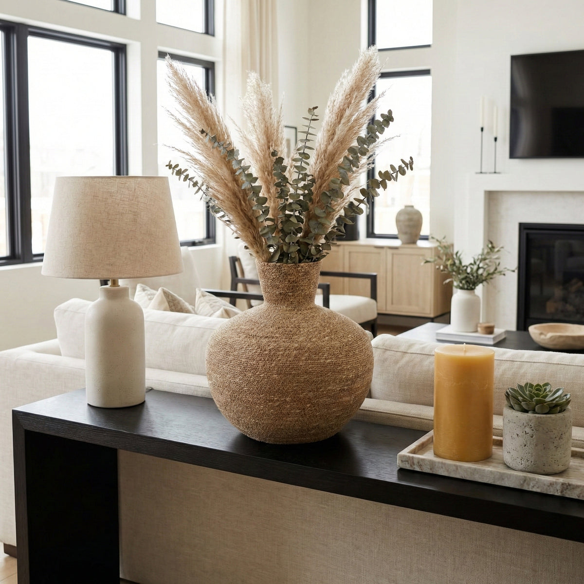 Bullard Natural Woven Jute Vase