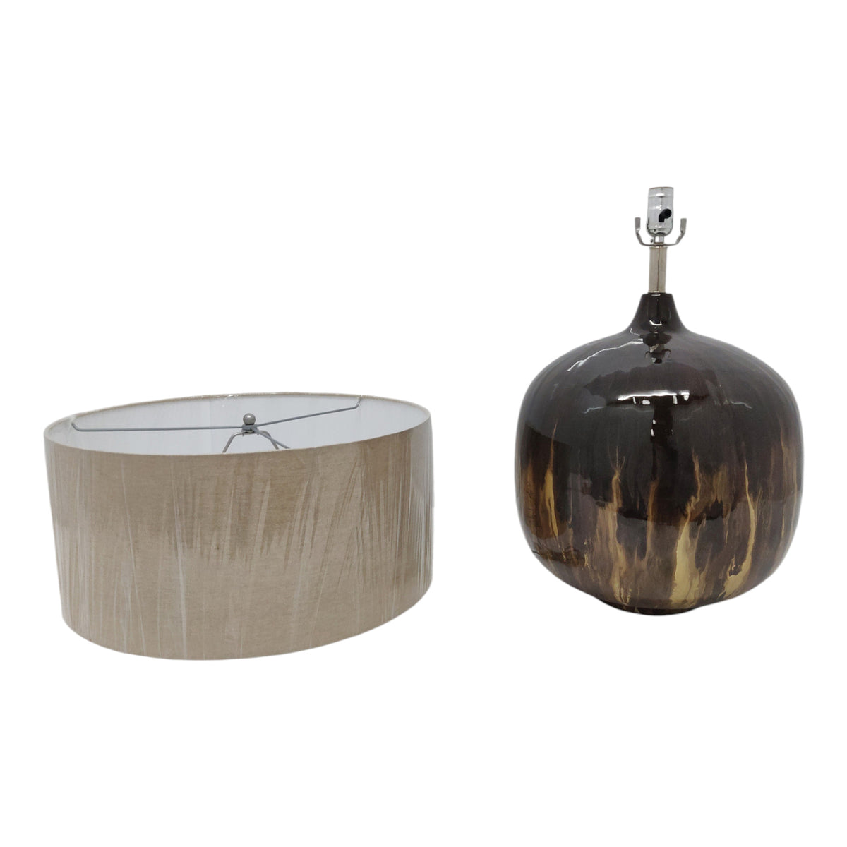 Juneridge Brown/Multicolor Metal Base Table Lamp - 51533-04