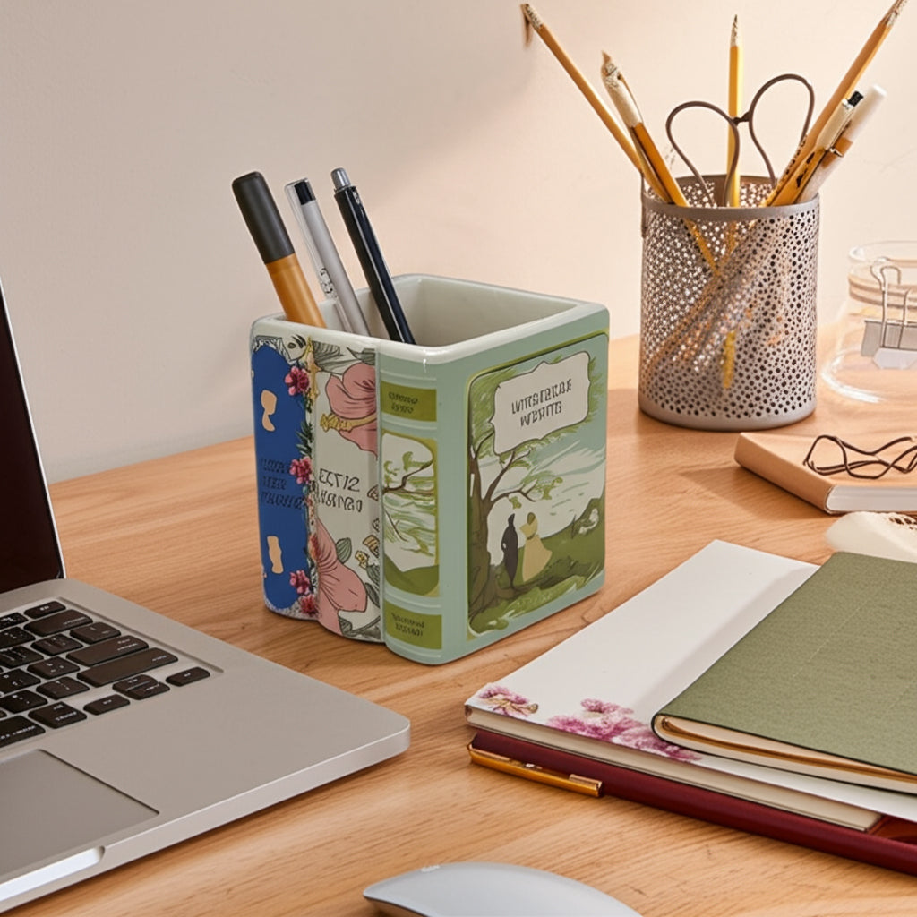 Carsonstone Green/Blue Pencil Cup