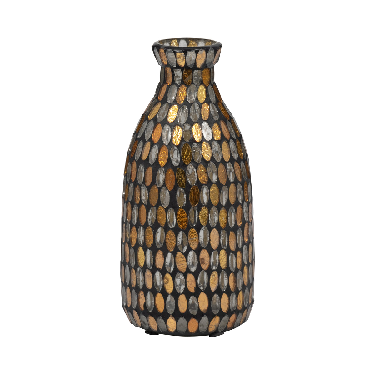Sky Londa Copper Glass Mosaic Vase
