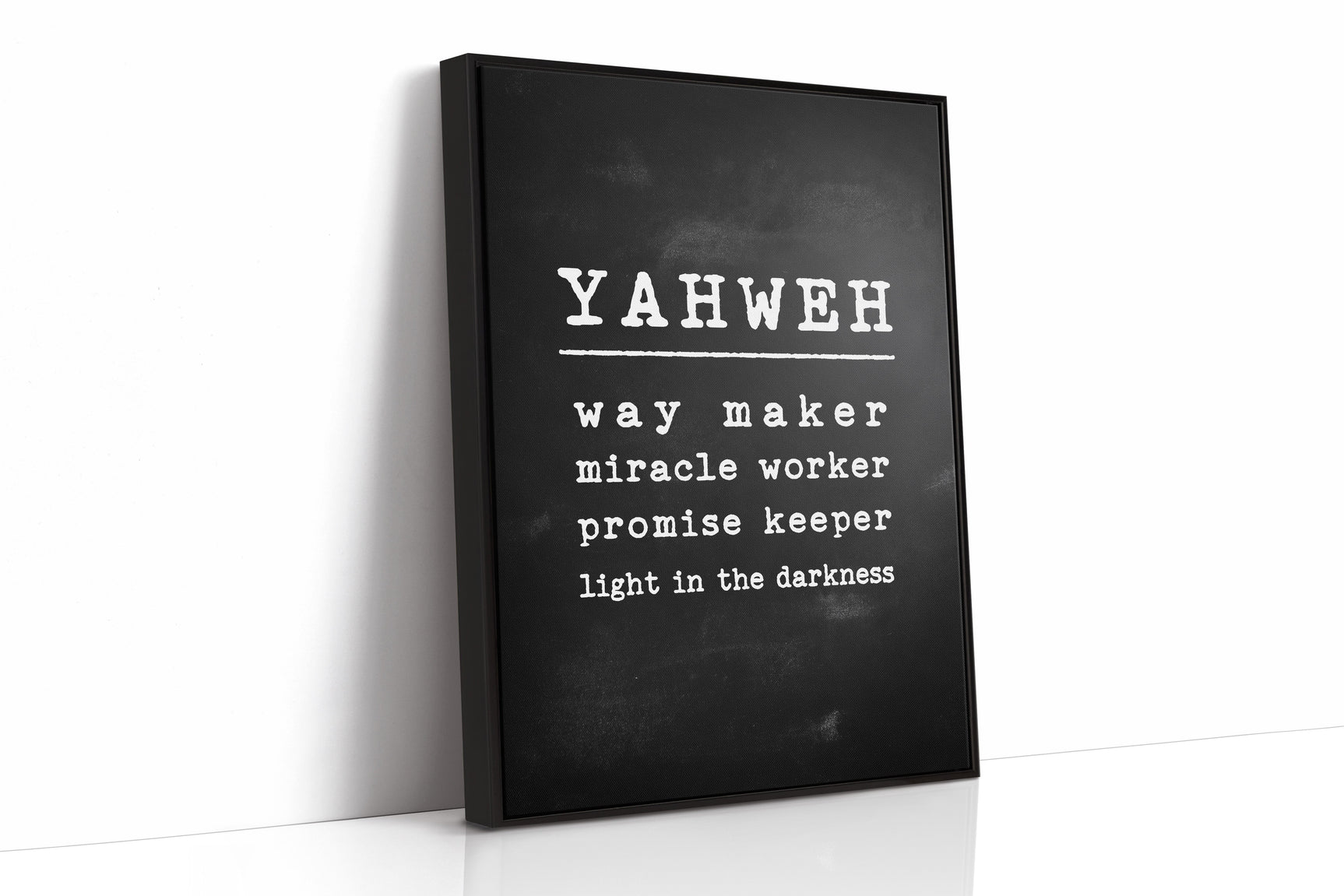Yahweh Chalkboard Declaration