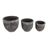 Hayfordway Brown Planters (Set of 3)