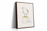 Seagull on a Toilet Roll