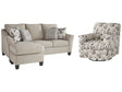 Abney Driftwood Sofa Chaise and Chair - Ornate Home