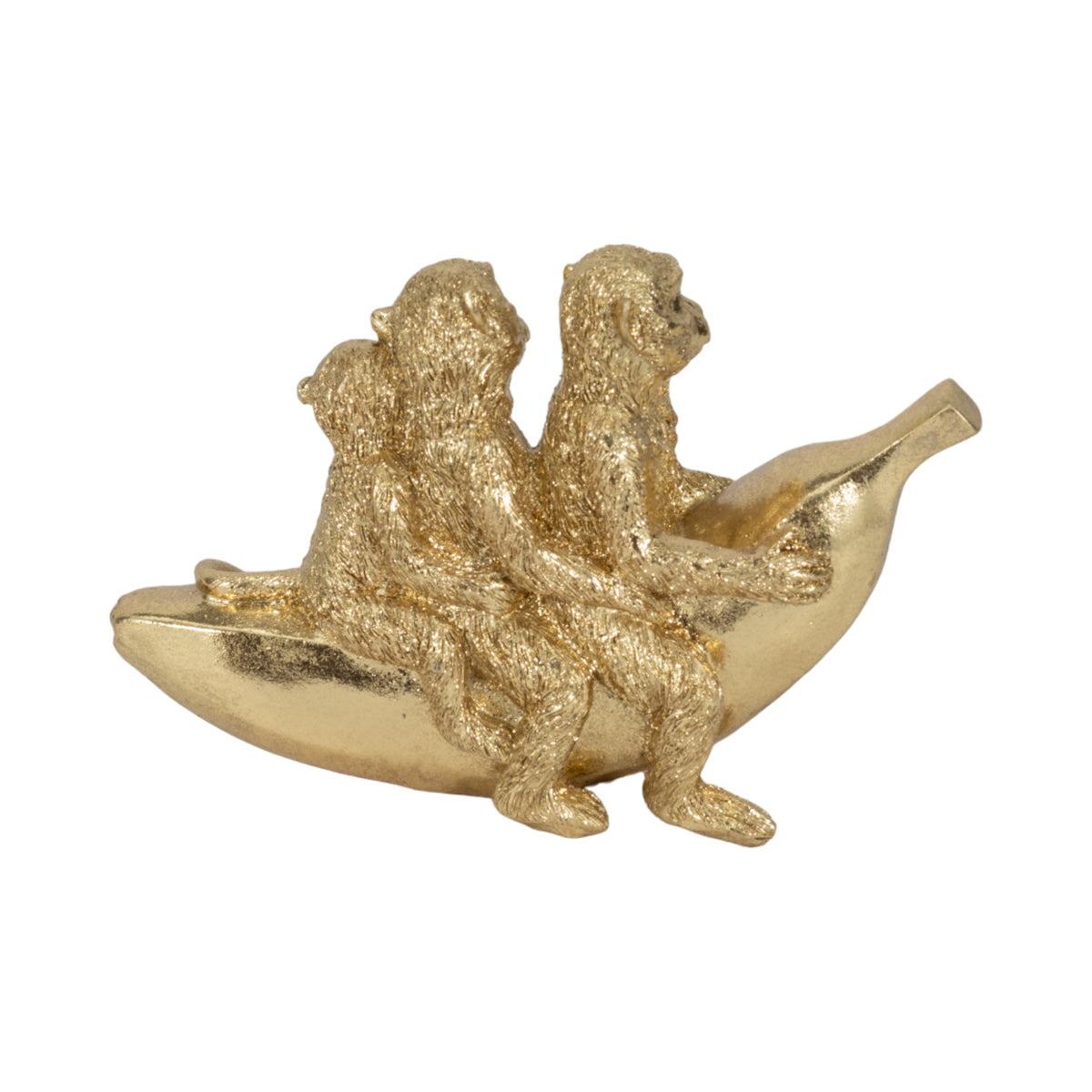 Tessrun Gold Three Monkeys on Banana