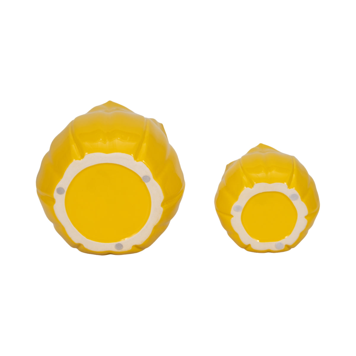 Gentrywind Yellow Petal Planters (Set of 2)
