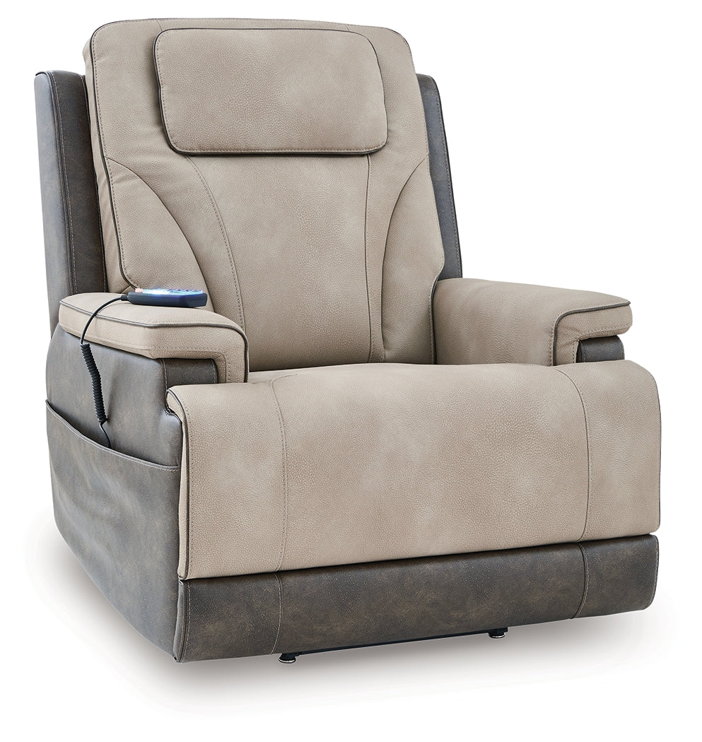 4Z-Peaceful Pause Sand Power Lift Recliner (Online Special Price) - Ornate Home