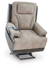 4Z-Peaceful Pause Sand Power Lift Recliner (Online Special Price) - Ornate Home