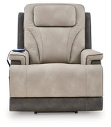 4Z-Peaceful Pause Sand Power Lift Recliner (Online Special Price) - Ornate Home