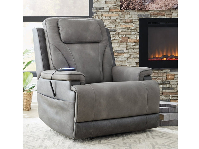 4Z-Peaceful Pause Slate Power Lift Recliner (Online Special Price) - Ornate Home