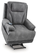 4Z-Peaceful Pause Slate Power Lift Recliner (Online Special Price) - Ornate Home