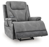 4Z-Peaceful Pause Slate Power Lift Recliner - Ornate Home