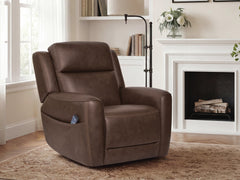 4Z-Tribano Espresso Power Lift Recliner - Ornate Home
