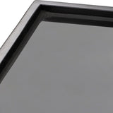 Nebelhorn Black Wood and Glass Coffee Table