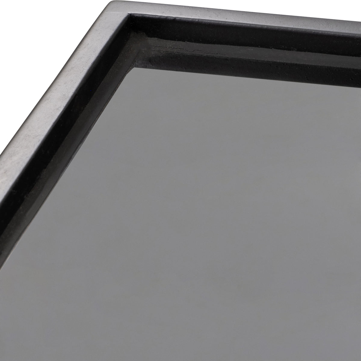 Nebelhorn Black Wood and Glass Coffee Table