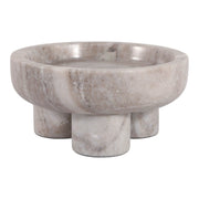 Pearlrose Beige Marble Bowl with 3 Feet