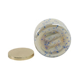 Dashholm Blue/Gold Verbena Bead Luster Lidded Candle
