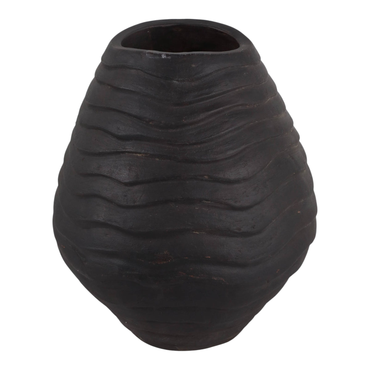 Havenoak Black Small Vase
