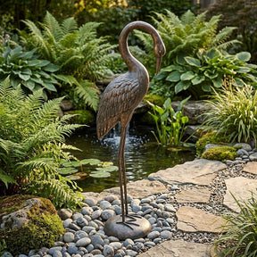 Rose Hill Bronze Heron Patina