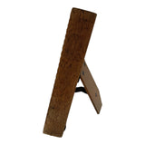 Pinnio Brown Small Ribbed Wooden Photo Frame