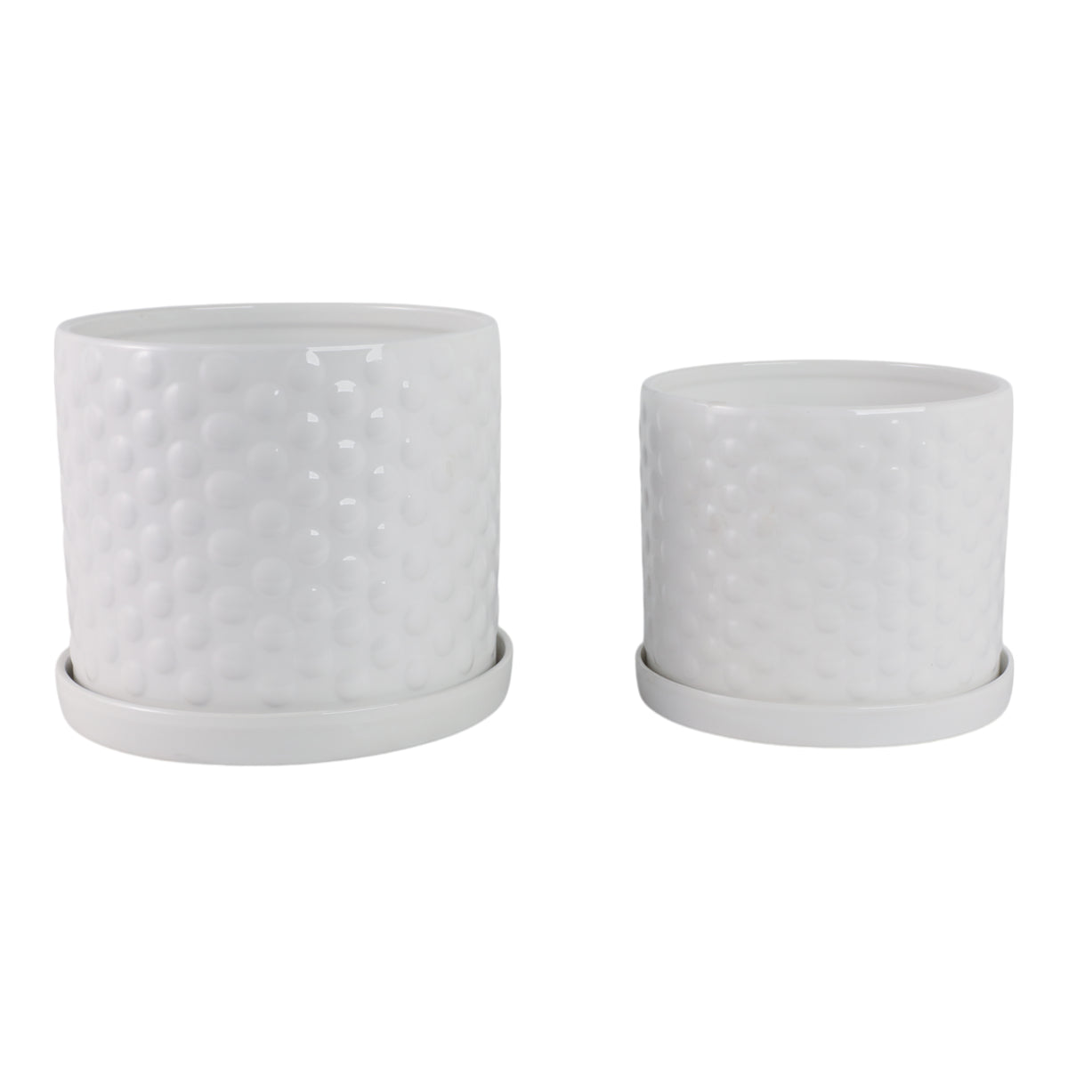 Deckerford White Planters (Set of 2)
