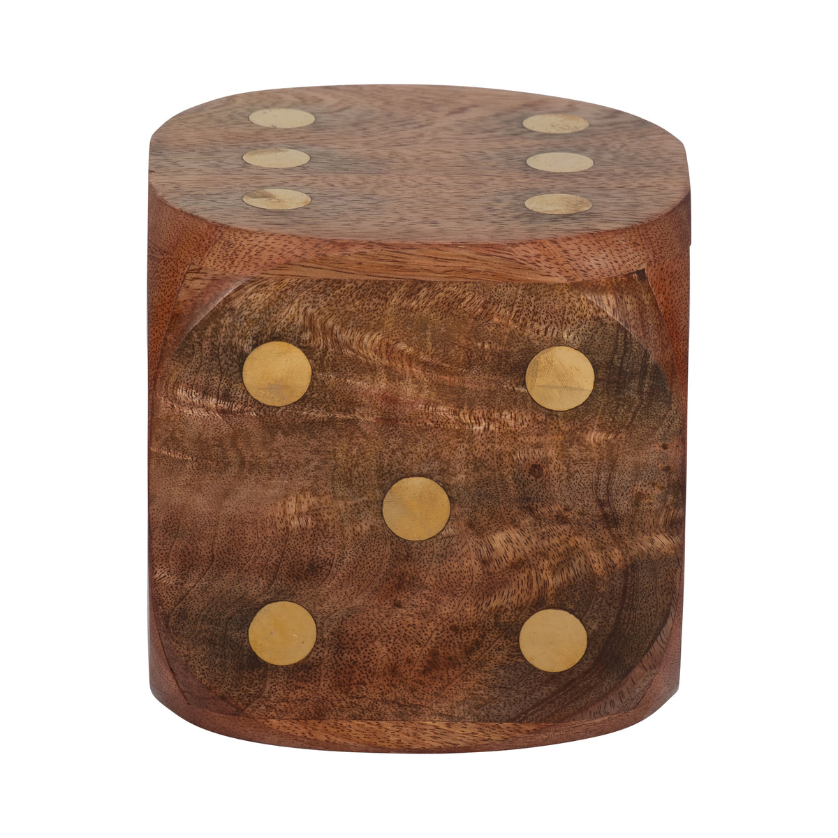 Dempseybrook Antique Brown Wood Dice