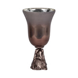 Bellvale Bronze/Copper Small Glass 2-Tone Chalice Vase