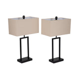 Hedleyhaven Black Lamps (Set of 2)