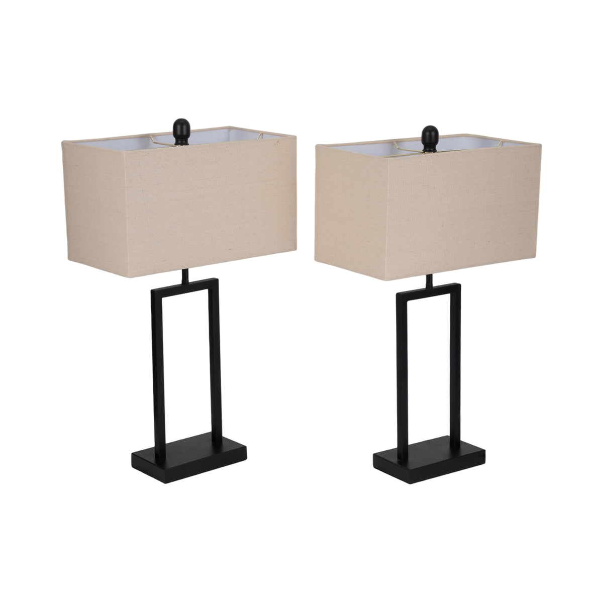 Hedleyhaven Black Lamps (Set of 2)