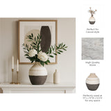 Alicemill Tan/Ivory/Black Vase