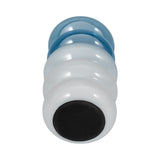 Posts Blue Small Glass Accordion Vase