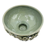 Bruceville Green Floral Bowl