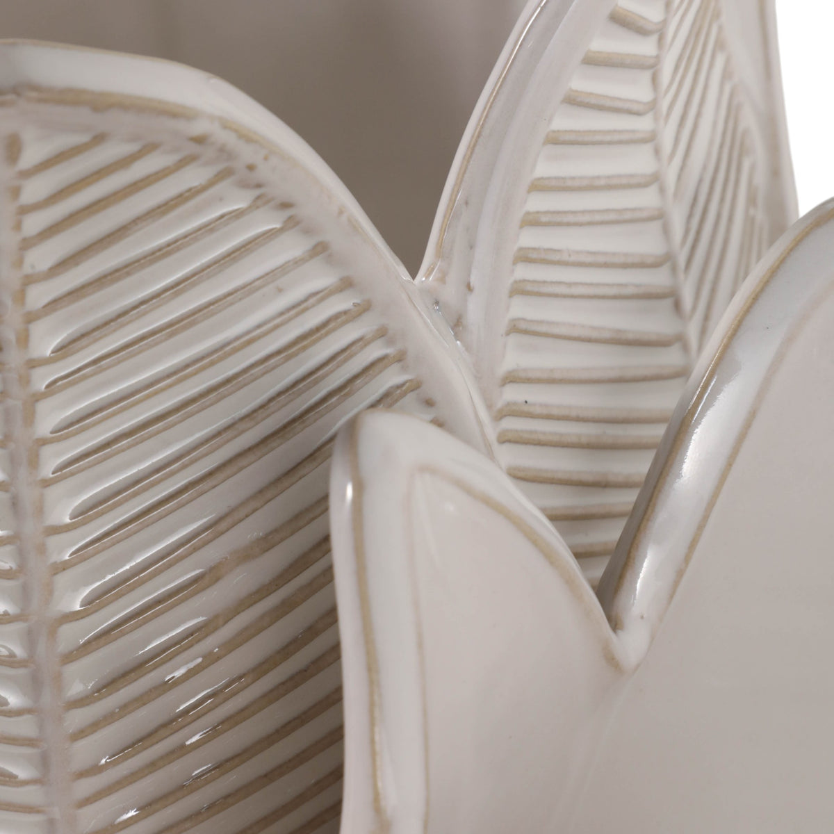 Bradyridge Ivory/White Large Planters (Set of 2)