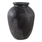Duncanrun Black Terracotta Vase