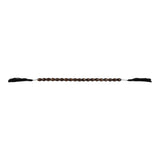 Calflax Bronze/Brown Long Bicone Bead Garland