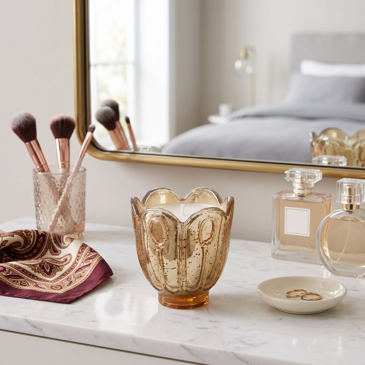 Camp Meeker Gold Gardenia Heirloom Candle