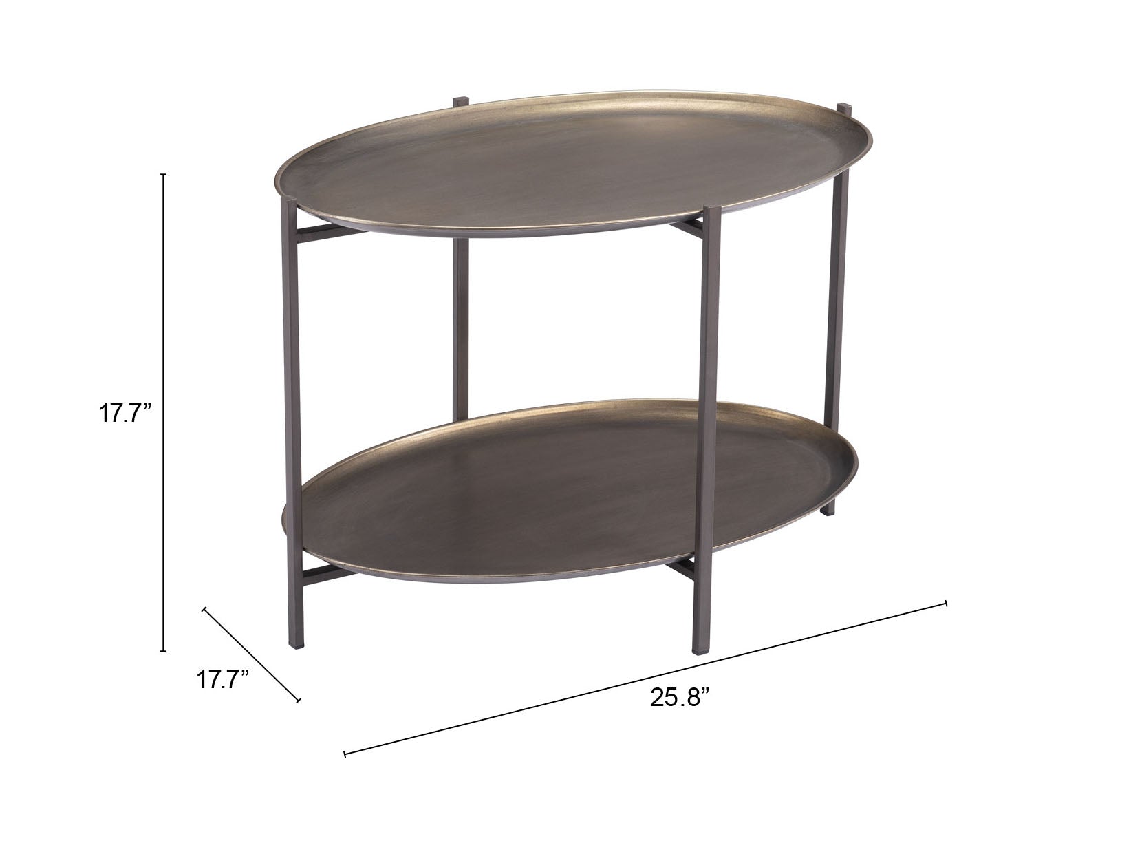 Bronson Bronze Coffee Table