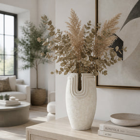 Blakewind White/Gray Small Vase