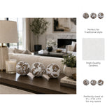 Elmley Brown/White Orbs (Set of 3)