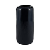 Coromar Navy Blue Small Ceramic Grooved Vase