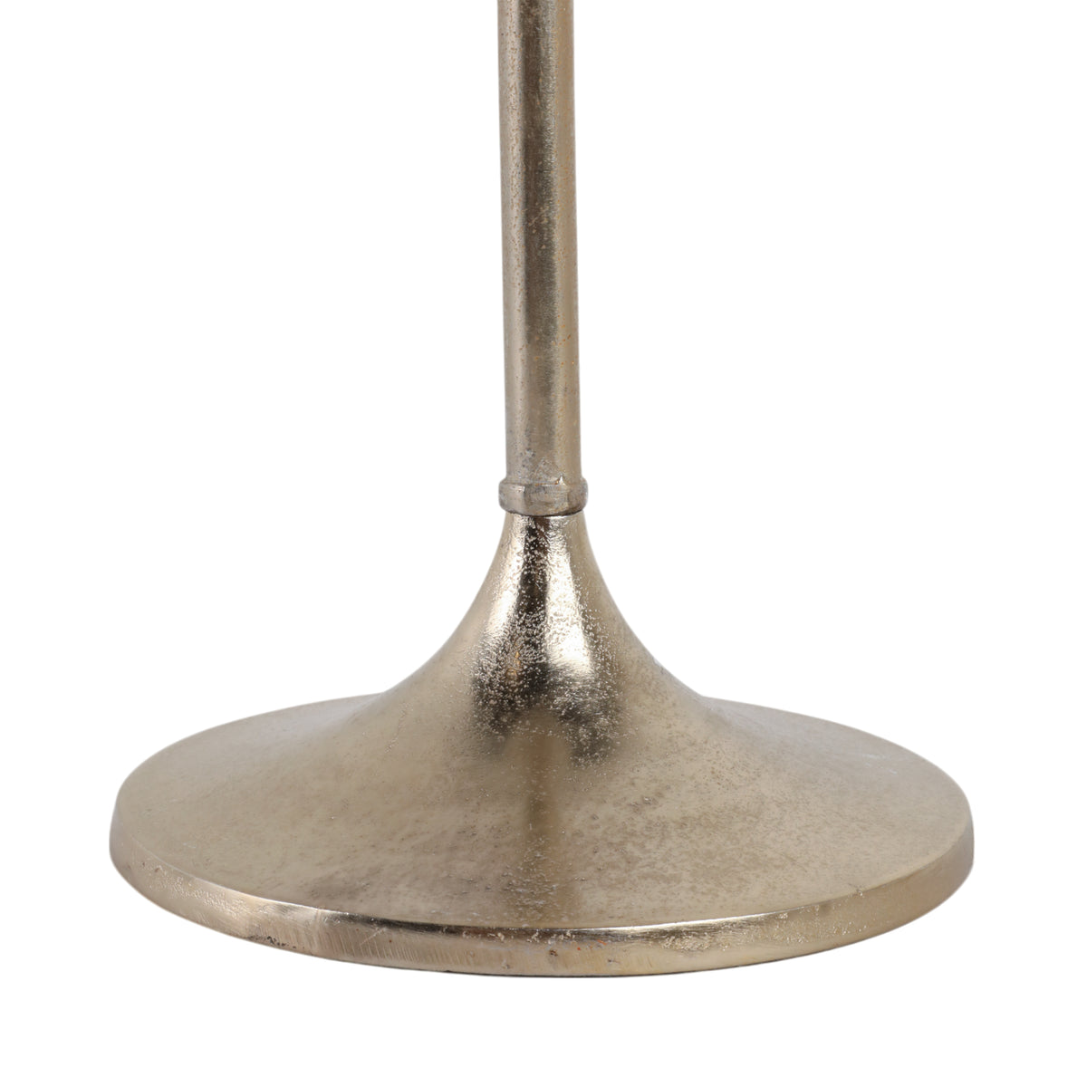 Beaumont White/Gold Drink Table with Marble Top