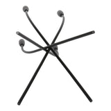 Mattos Black 4-Taper Candelabra