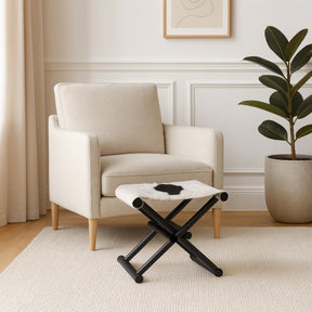 Colbybeach Black/White/Ivory Stool