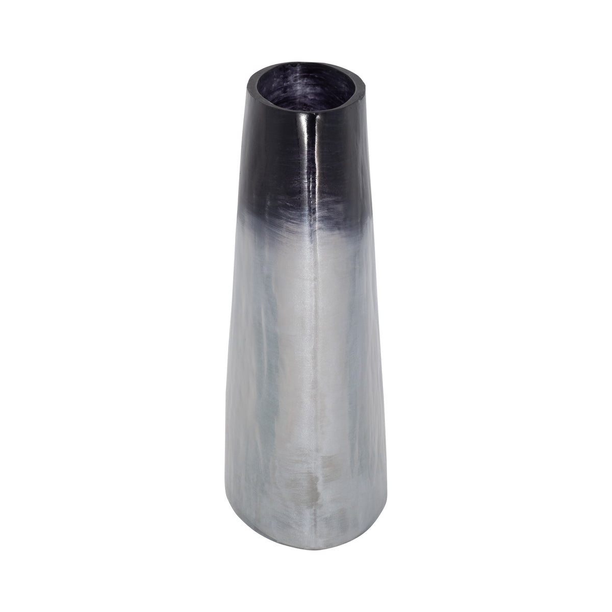 Dos Cabezas Blue/White Glass Ombre Vase