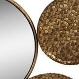 Melita Gold Metal Mirrored Wall Decor