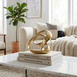 Dashport Gold Aluminum Knot Sculpture