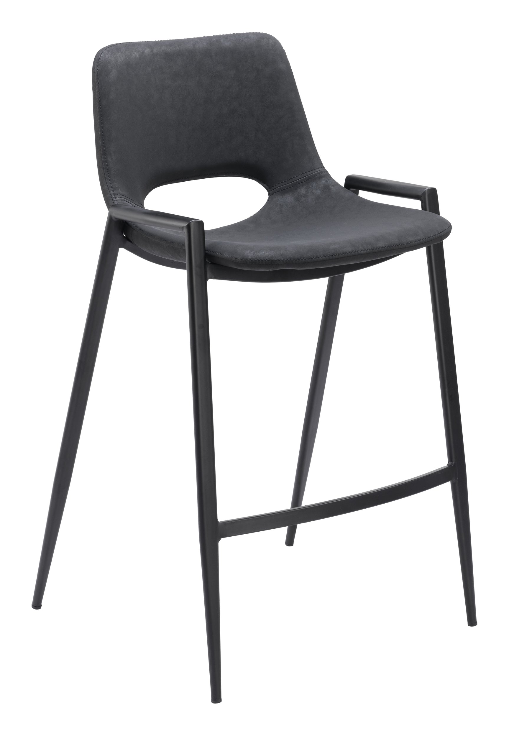 Desi Black Counter Stool (Set of 2)