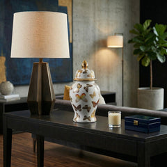 Hamdenworth White/Gold Chinoiserie